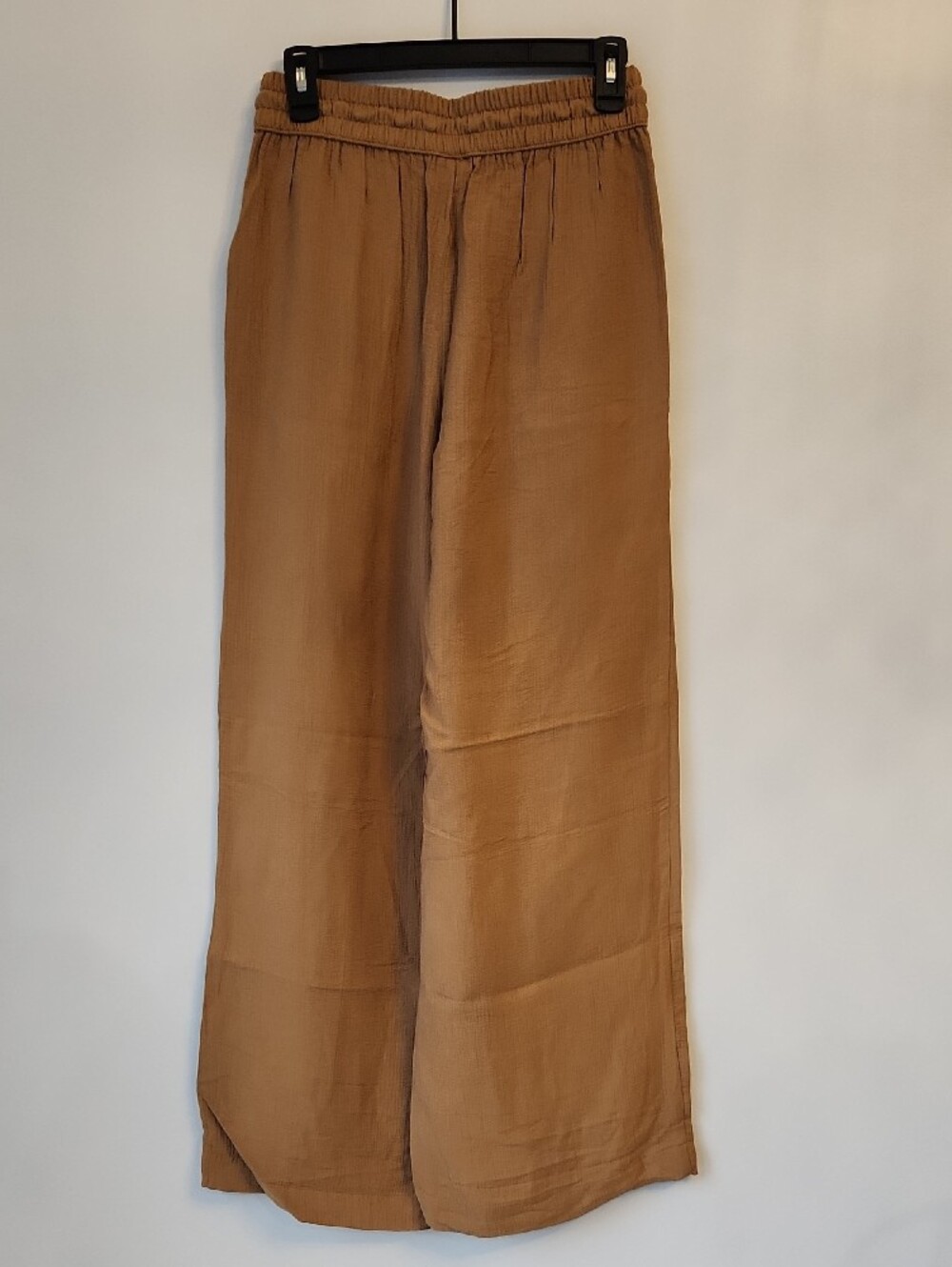 a new day - Like New Camel Wide Leg Linen Pants - S - Picture 5 of 5
